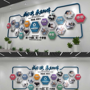 企業文化墻設計軟件 親們，公司的企業文化墻如何設計！